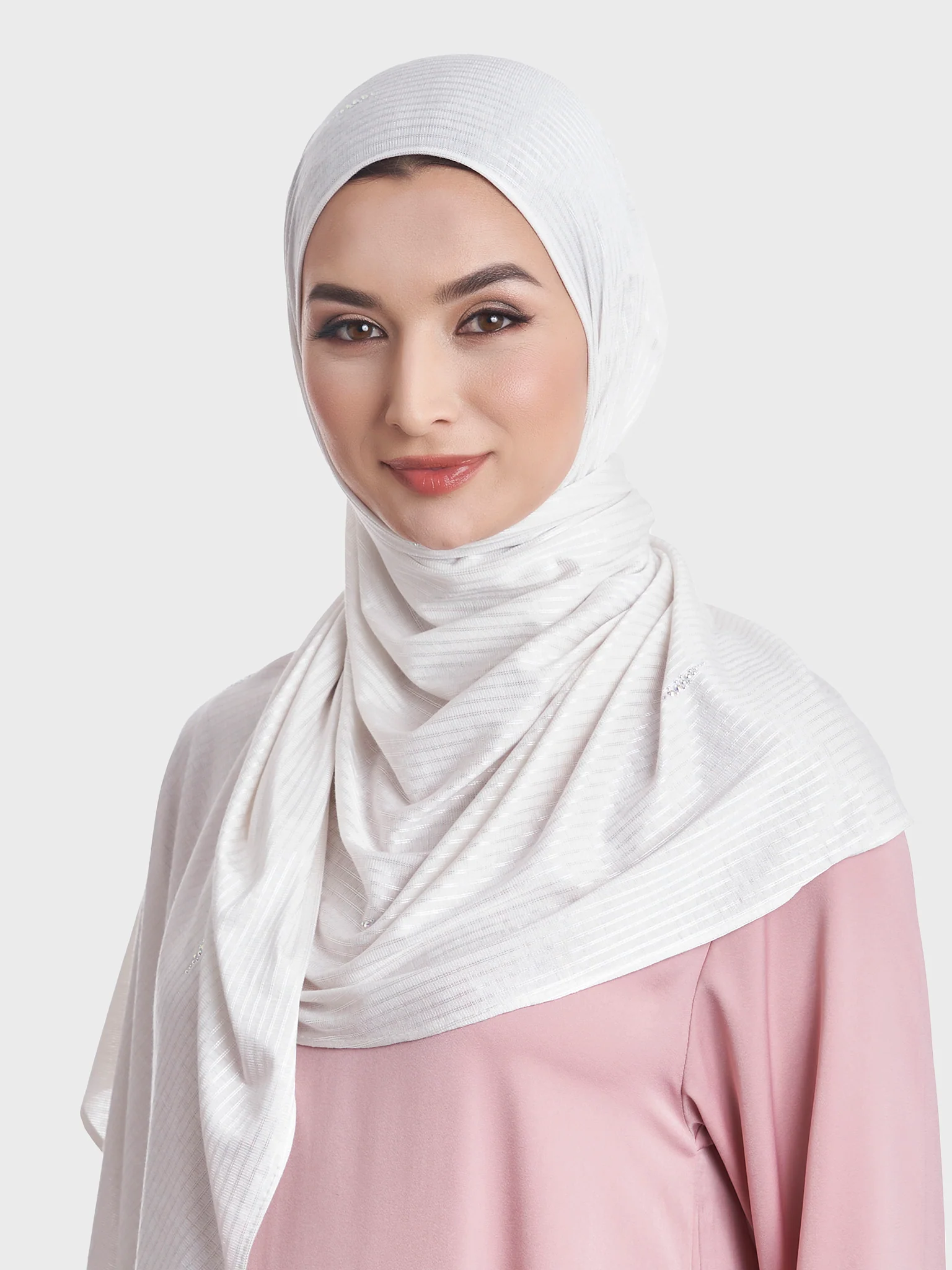 Ready to Wear Stripes Jersey Hijab