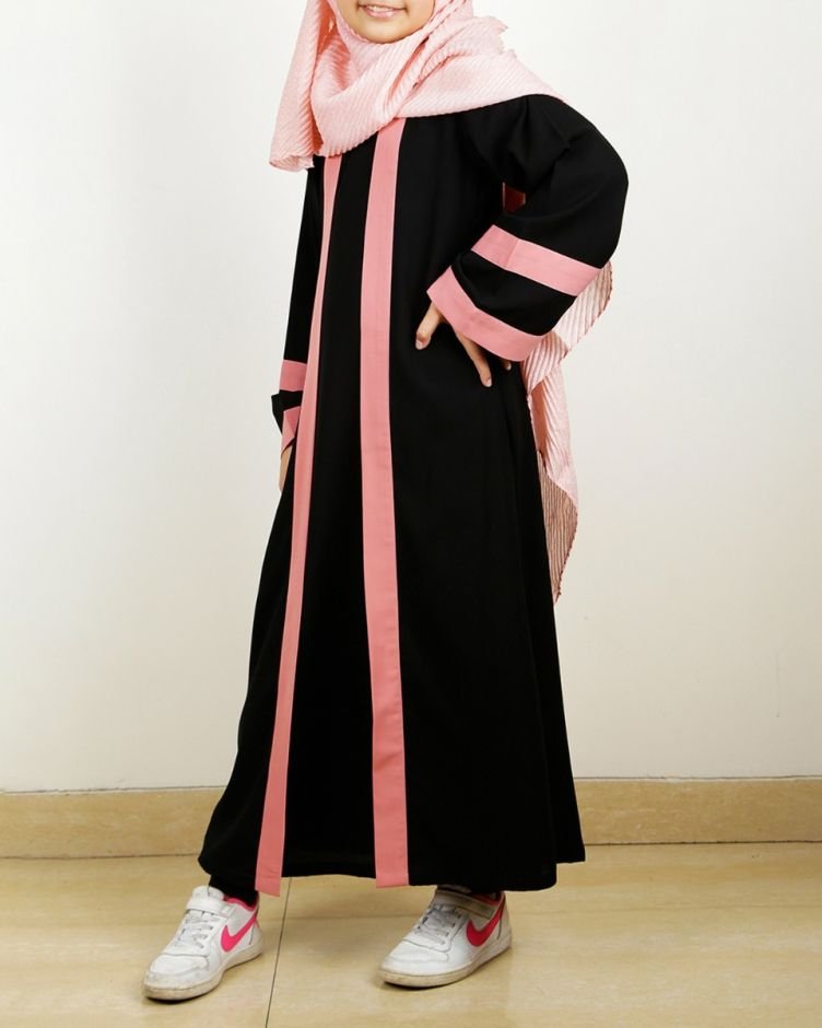 Contemporary Black | Kids Abaya
