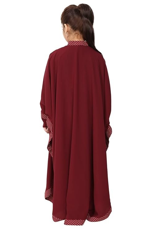 Classic Kaftan Abaya For Girls Made In Nida Matte Fabric