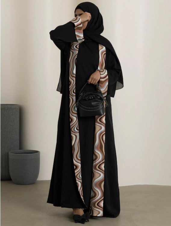 Meher Reversible Abaya - Brown