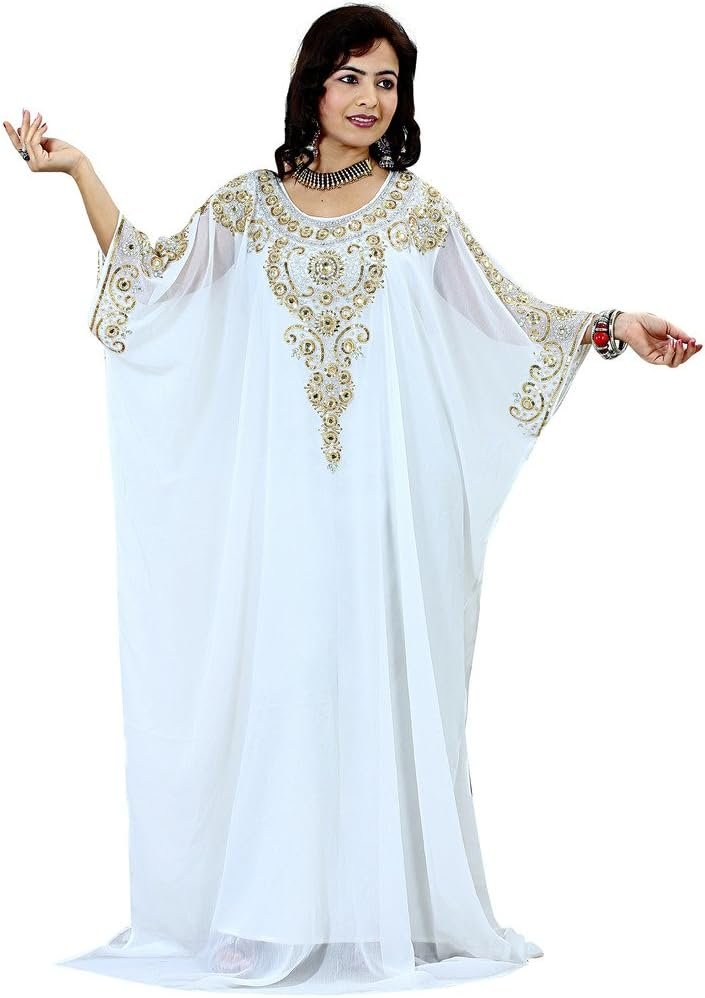 Women's Dubai Style Kaftan Farasha Abaya Jilbab Maxi Dress