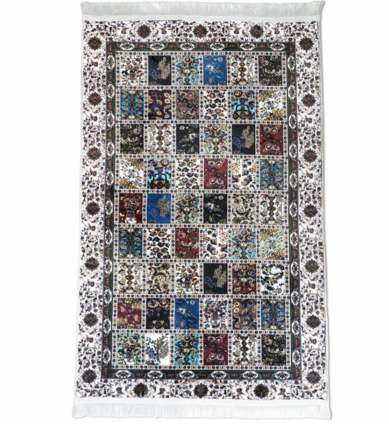Islamic Prayer Mat Multicolor Patchwork Style