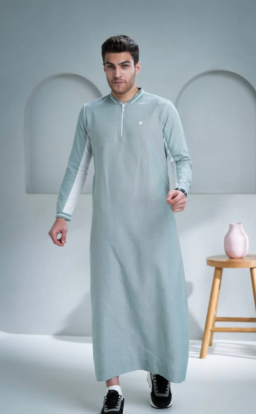 Delort Green Thobe For Men